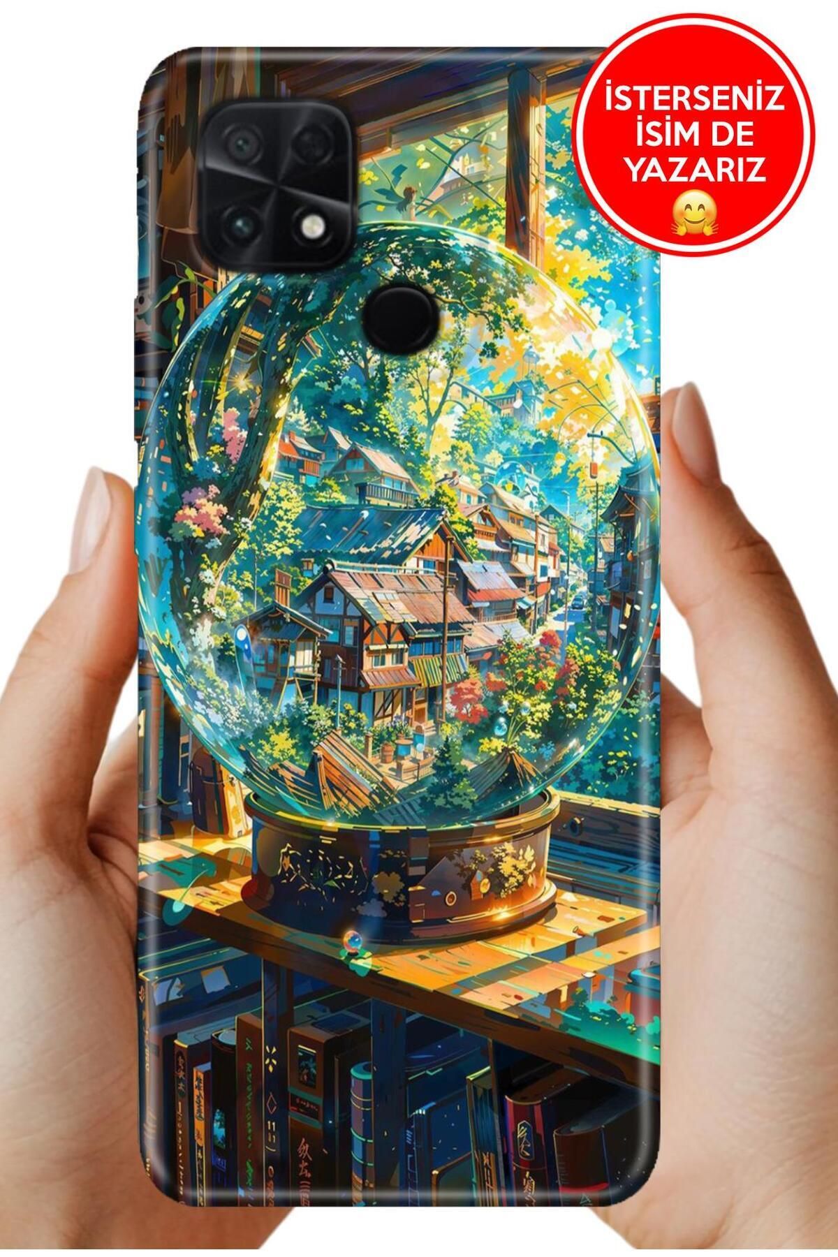 POCO C40 / Xiaomi Poco-C40 Kılıf Baskılı Life Style Kapak Silikon Küre Dünya