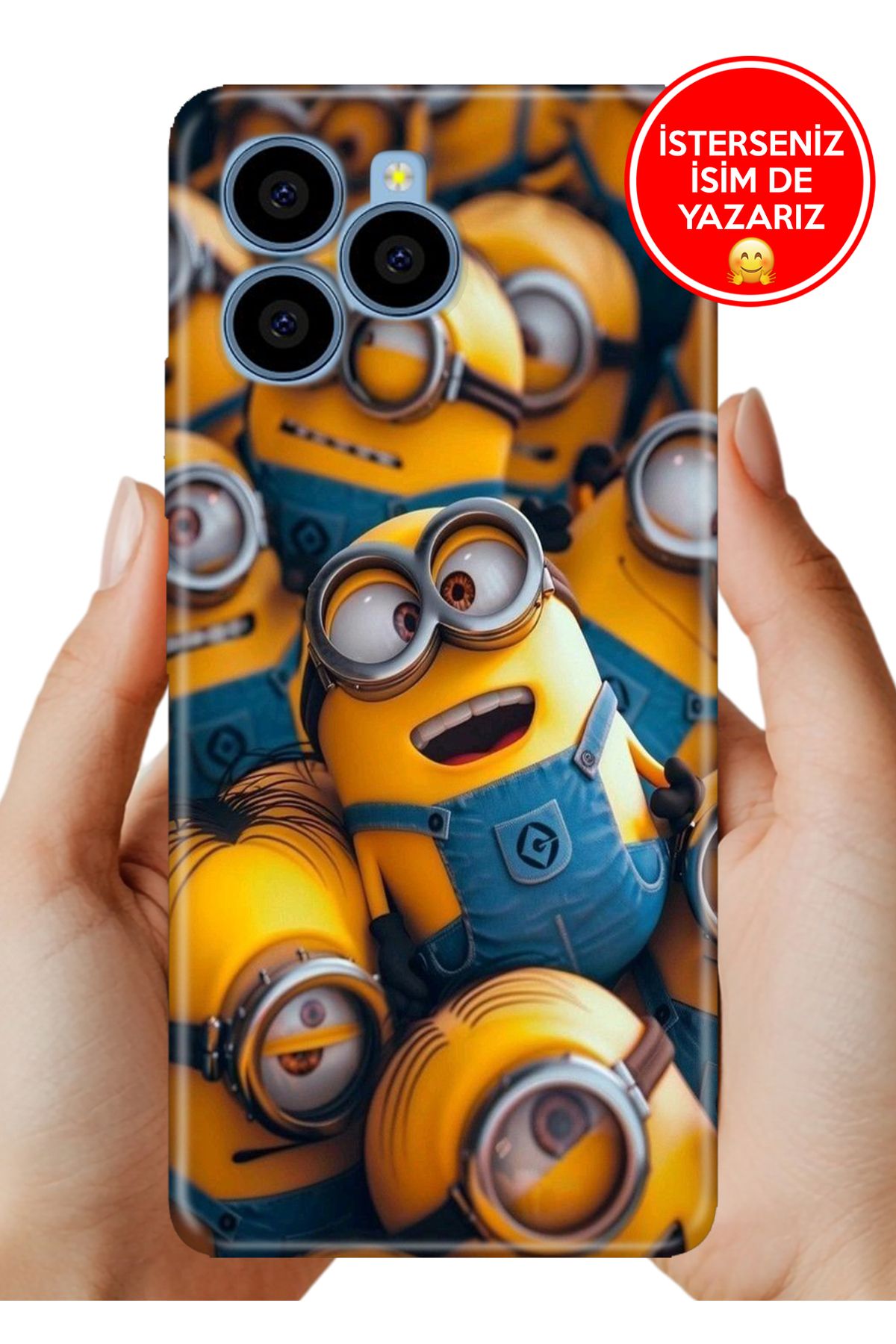 omix X6 Uyumlu Kılıf Kamera Koruma Vip-Seri Esnek Silikon Minyonssss