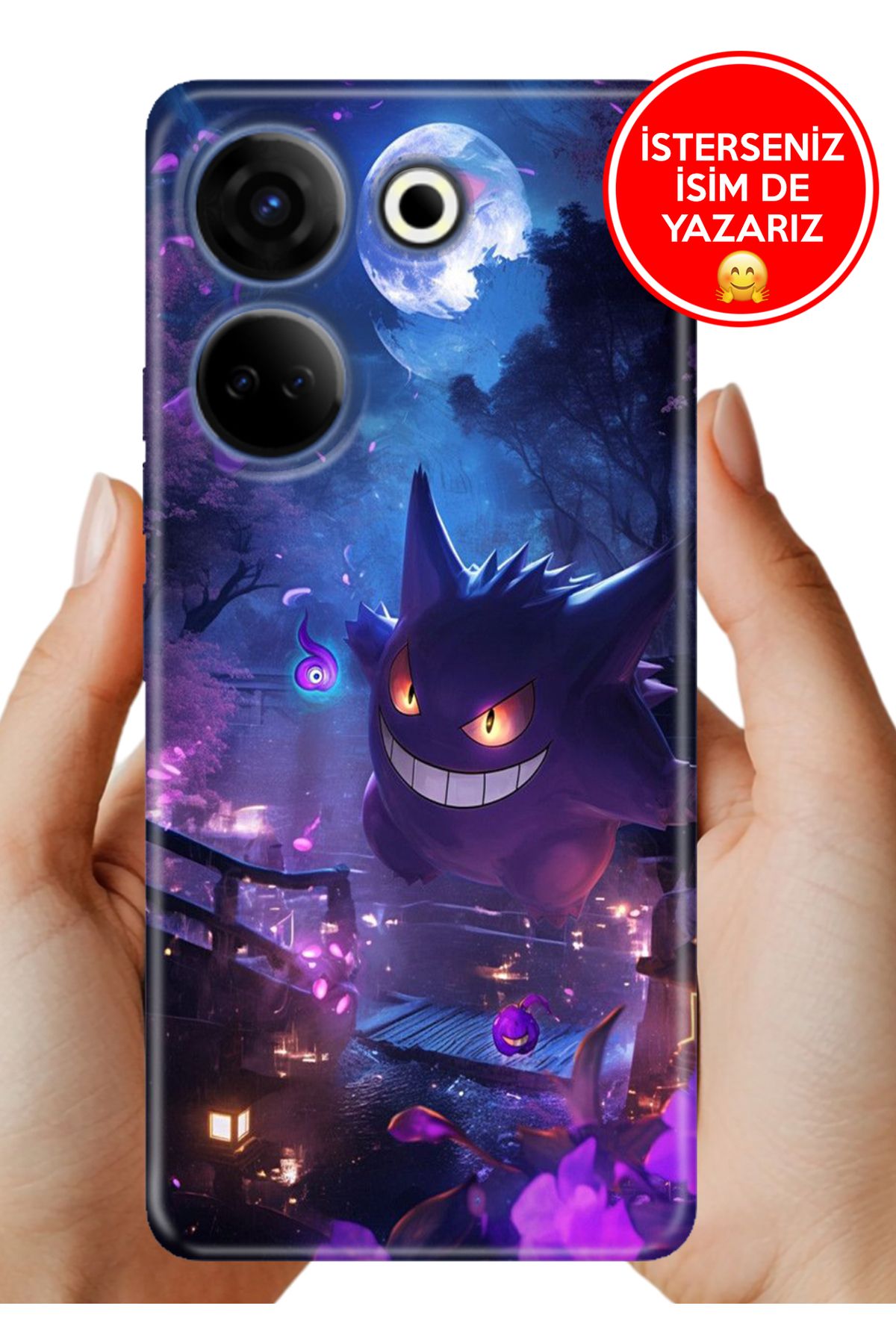 TECNO Camon 20 Pro 4G Kılıf Desenli İsimli / İsimsiz Silikon PokePoke