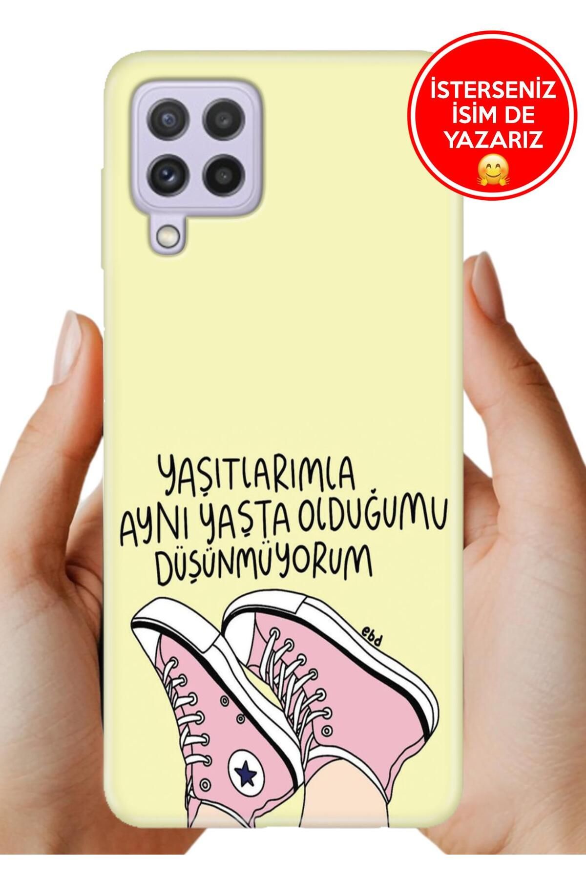 Cekuonline Samsung A22 Kılıf Telefon Kılıfı Tasarım Kapak Yaşıtlarım