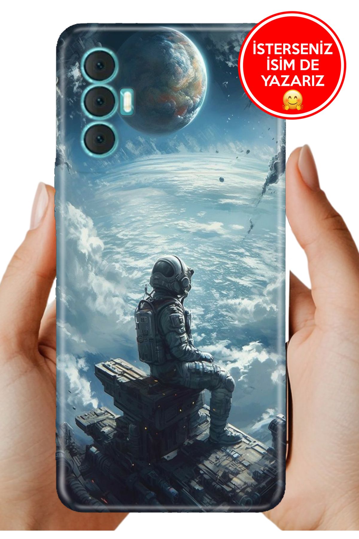 TECNO Spark 8 Pro Kılıf Galaksi Manzara