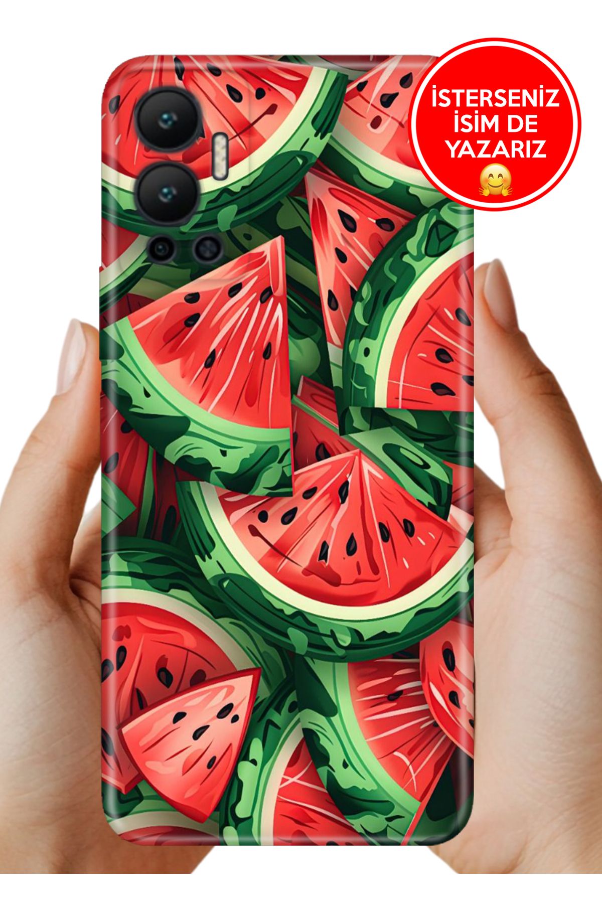 Cekuonline İnfinix Hot 12 Kılıf Telefon Kılıfı Tasarım Kapak Wmelon
