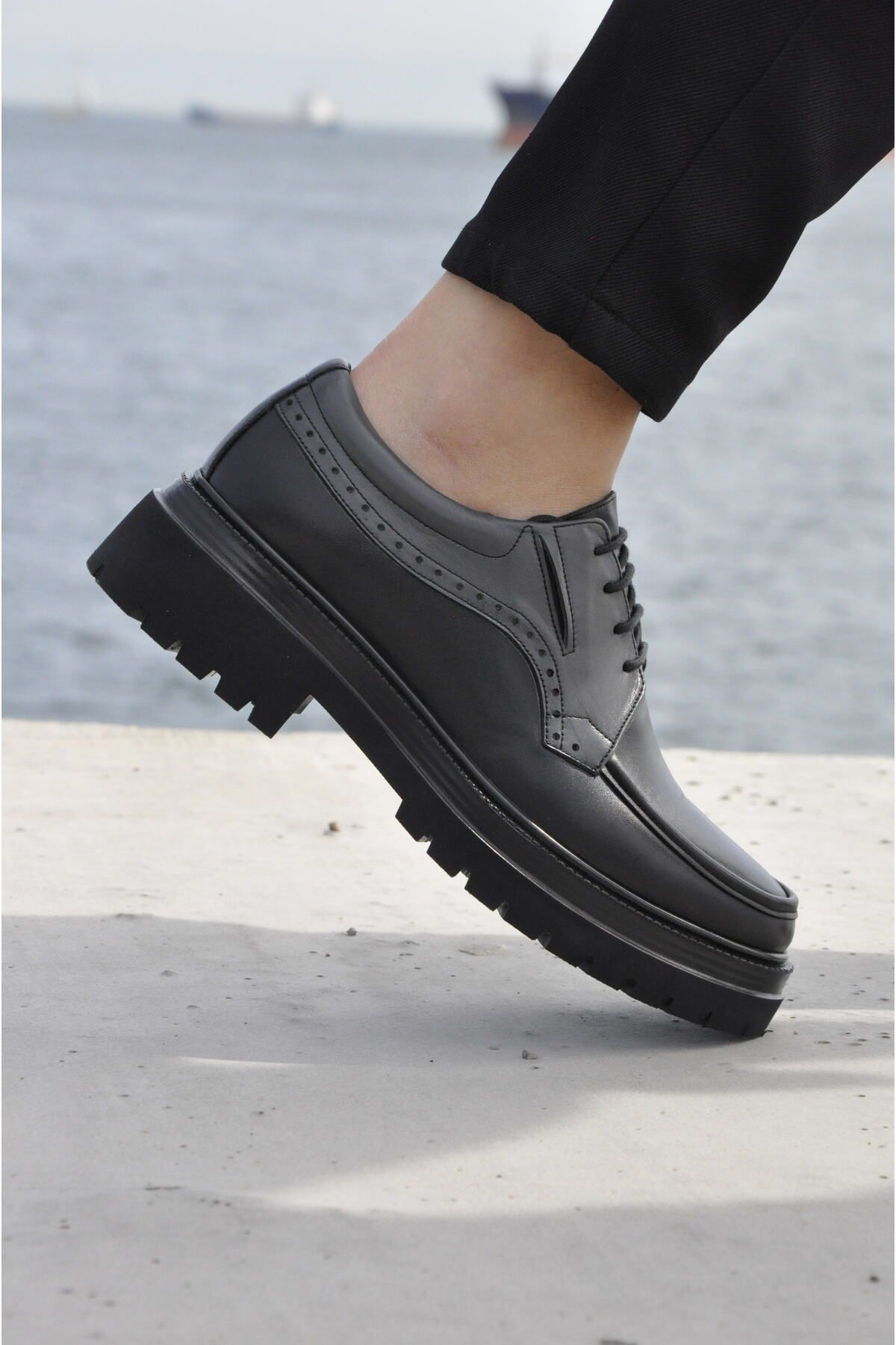ARYAN Flaw Model Hakiki Natural Deri Casual Ayakkabı