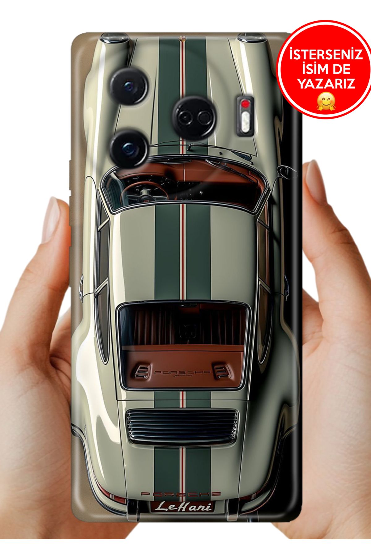 TECNO Camon 30 Pro Kılıf Kamera Korumalı Full Desen Arka Silikon Klasik Araba