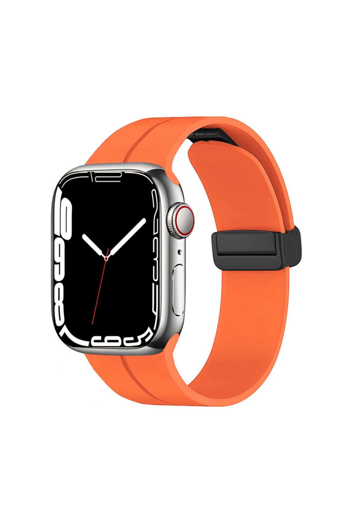 HİGUERA Watch 42mm Uyumlu KRD-84 Uyumlu HGEA Kordon-Turuncu