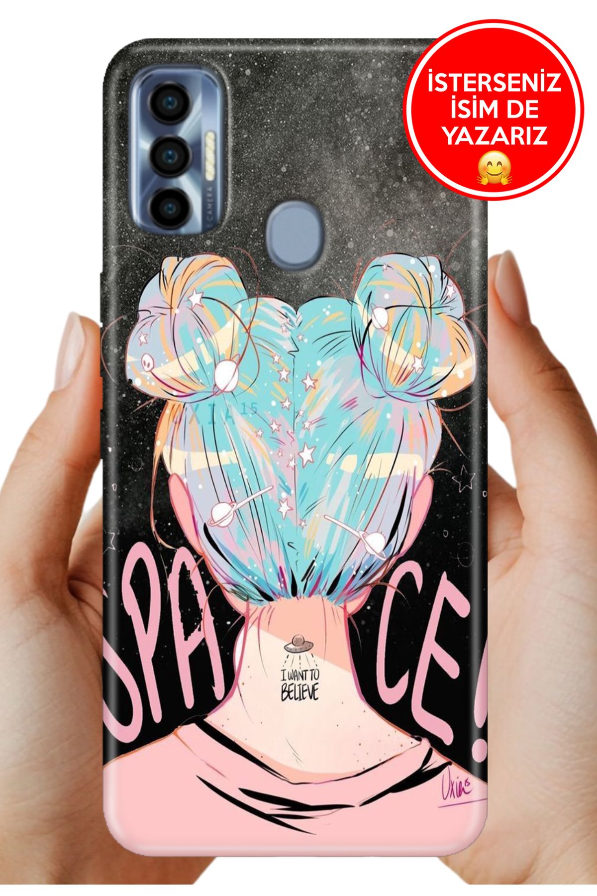 TECNO Spark 7 Pro Kılıf Tam Rubber Esnek Silikon Full Koruma Spaces
