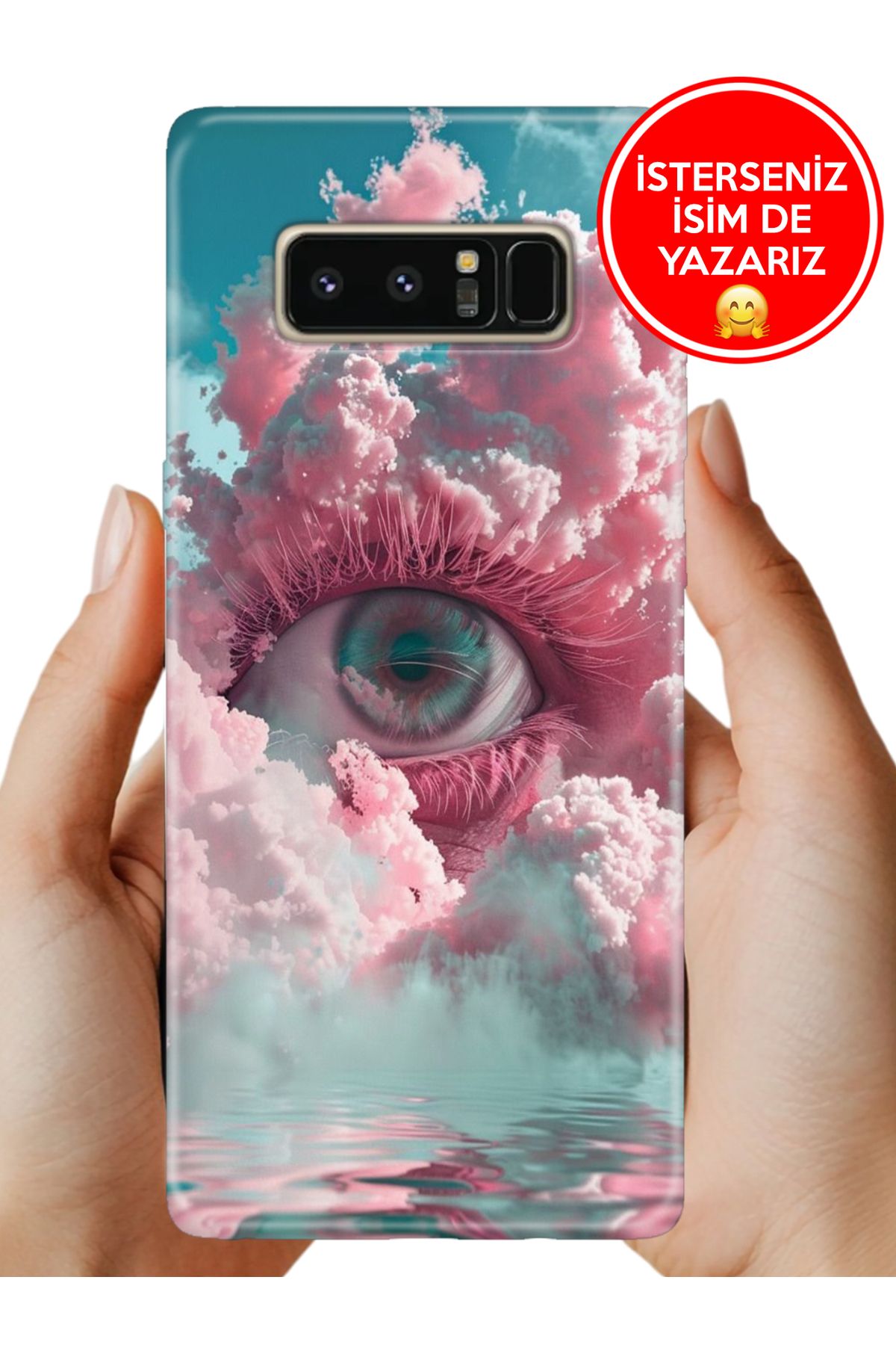 Cekuonline Galaxy Note 8 Kılıf Desenli İsimli / İsimsiz Silikon Relax Göz