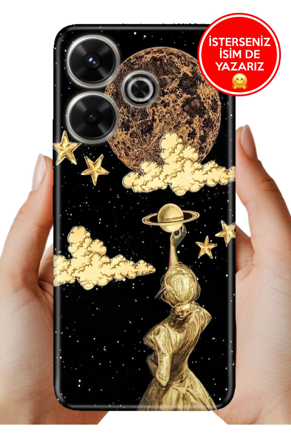 Cekuonline Xiaomi Redmi 13 4G Kılıf Kamera Koruma Vip-Seri Esnek Silikon Mars9999