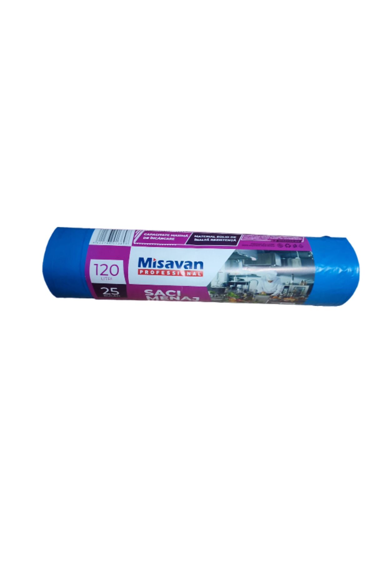 Misavan Saci Menajeri 120l, 25 Buc, Albastru - One Size