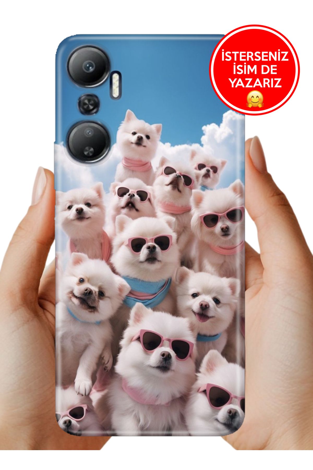 Cekuonline İnfinix Hot 20 Kılıf 0.35 mm Resimli Silikon Kanka Çetesi