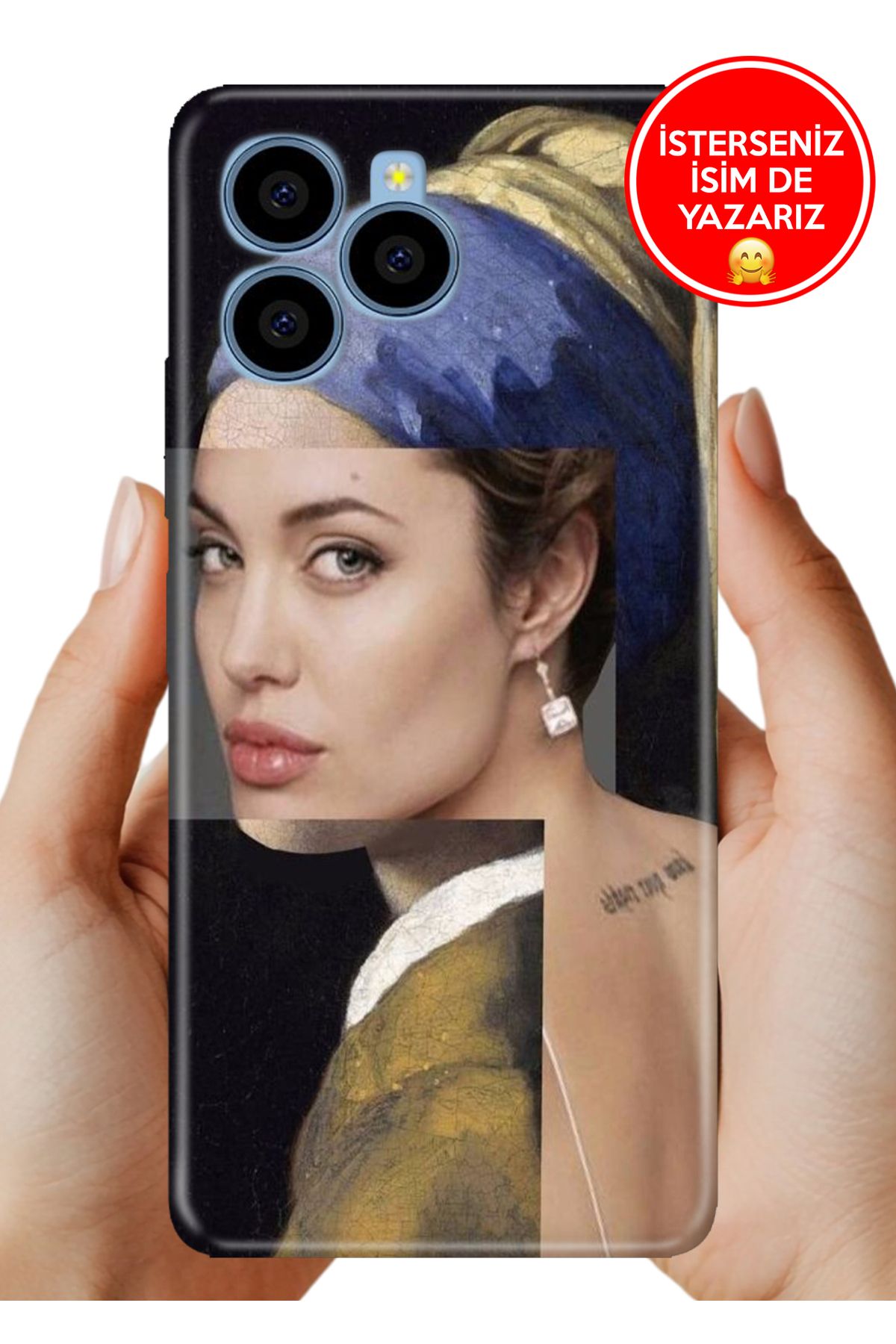 omix X6 Uyumlu Kılıf 0.35 mm Resimli Silikon Jolie