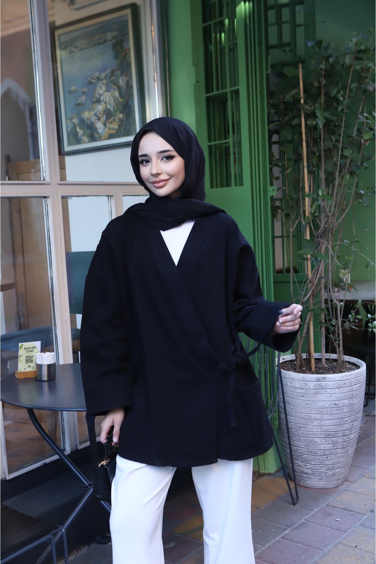 CLB COLLECTION Yandan Bağlamalı Kot Ceket