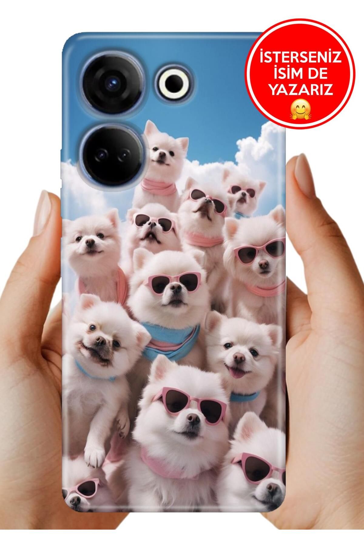TECNO Camon 20 (CK6n) Kılıf 0.35 mm Resimli Silikon Kanka Çetesi