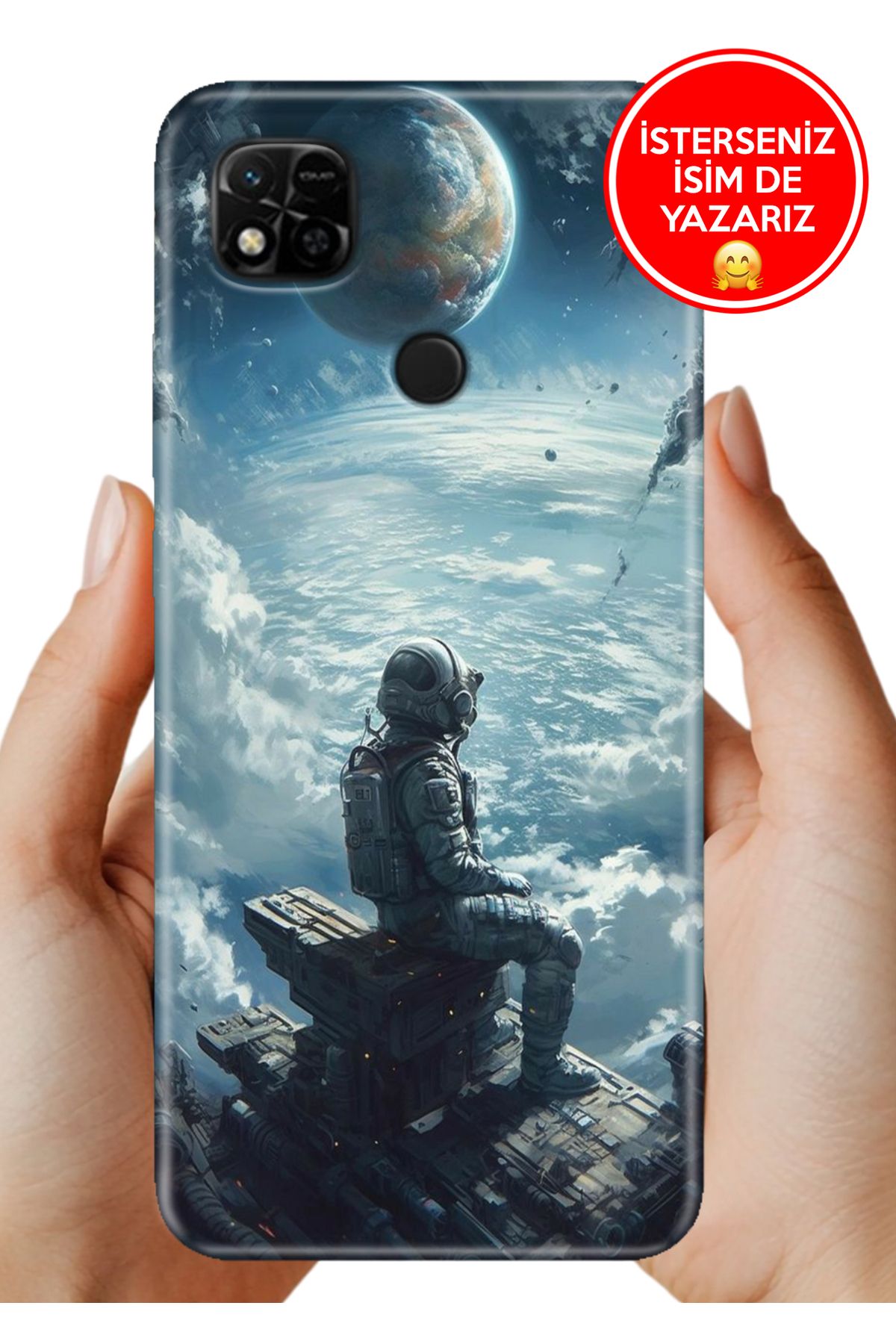 Cekuonline Xiaomi Redmi 10A Kılıf Galaksi Manzara