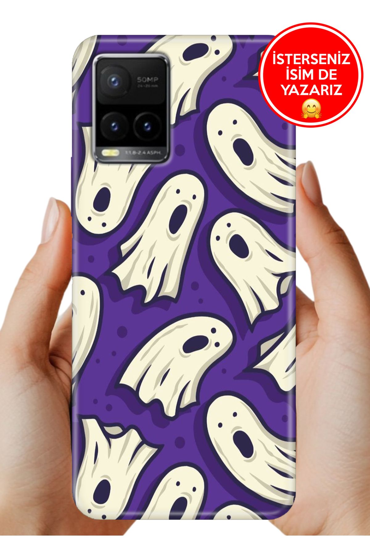 Cekuonline Vivo Y32 / Y33S Uyumlu Kılıf Ghostt