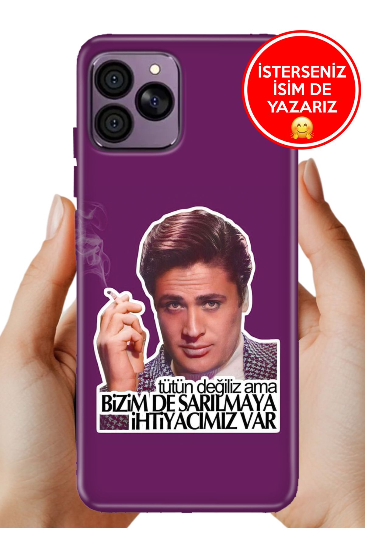 Hikıng A41  Uyumlu Kılıf Desenli Baskılı Kamera Korumalı Silikon