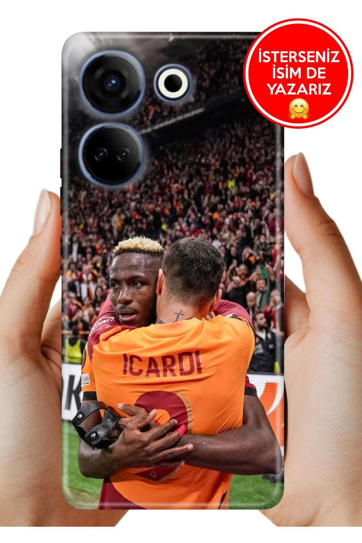 TECNO Camon 20 (CK6n) Kılıf Telefon Kılıfı Tasarım Kapak Victor ve Mauro
