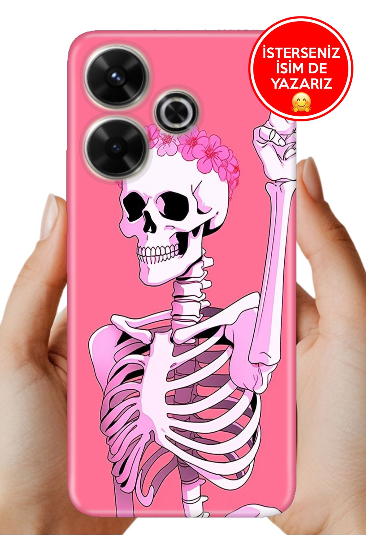 Cekuonline Xiaomi Redmi 13 4G Kılıf Kamera Koruma Vip-Seri Esnek Silikon Missskull