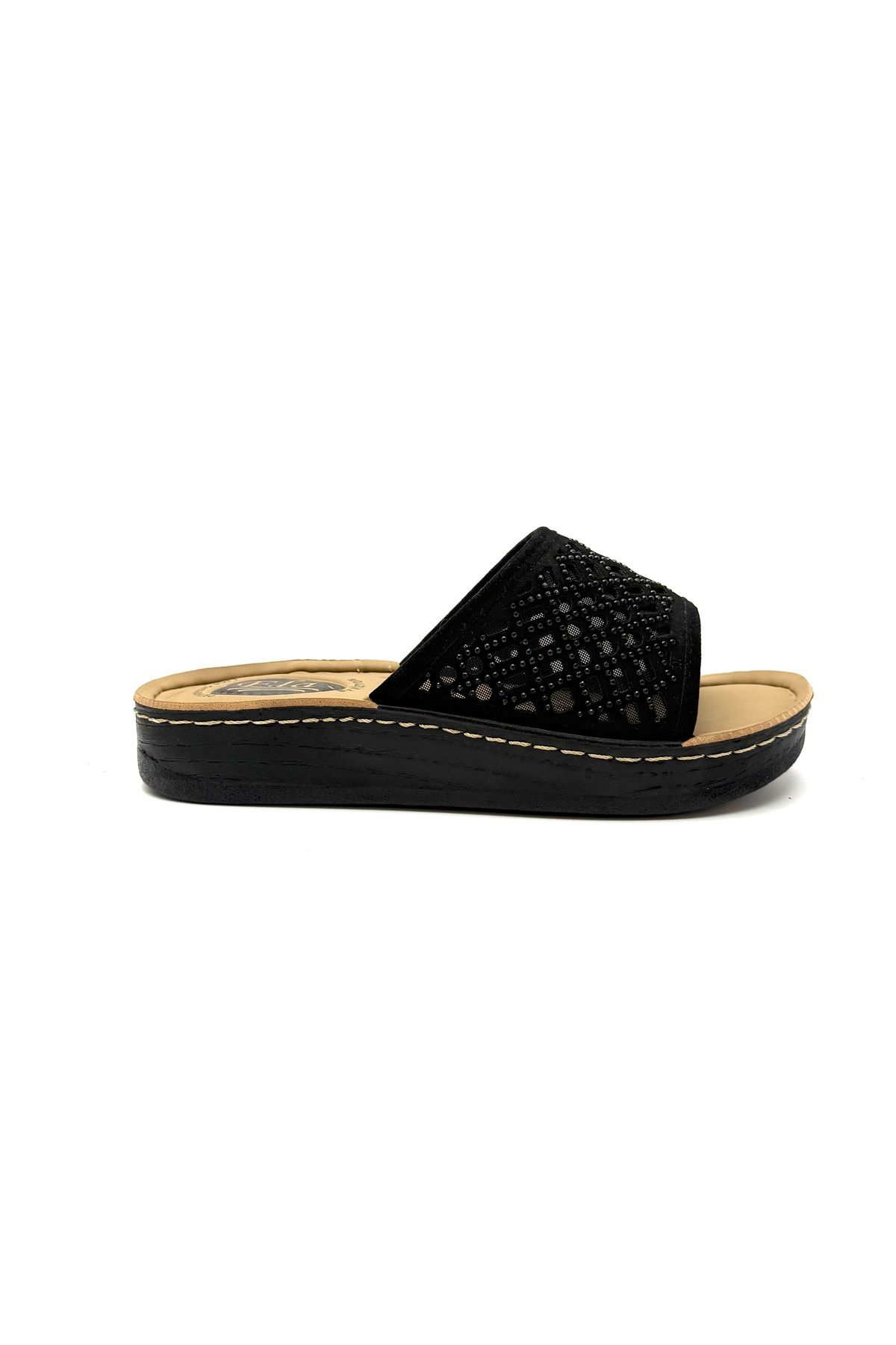 İYİSİNDEN SHOES Günlük kadın terlik ortopedik iç dikişli fuspetli