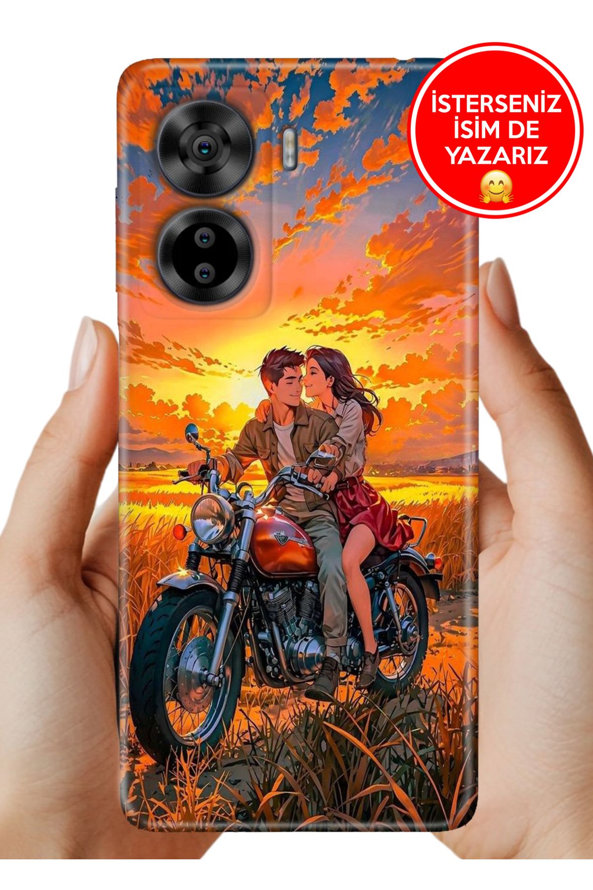 Cekuonline Casper Via X40 Kılıf Tam Rubber Esnek Silikon Full Koruma Sevgilim ve Ben