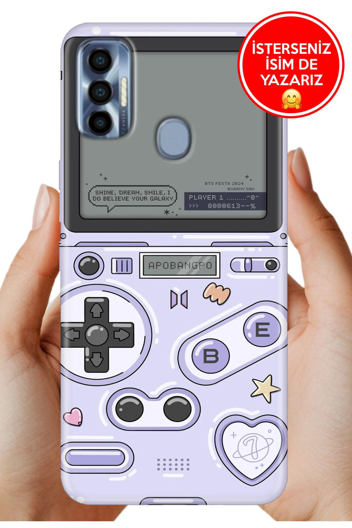 TECNO Spark 7 Pro Kılıf Gamer 144