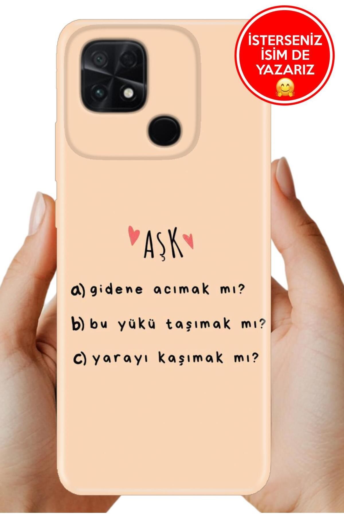 POCO C40 / Xiaomi Poco-C40 Kılıf Baskılı Life Style Kapak Silikon Aşk Tarifi