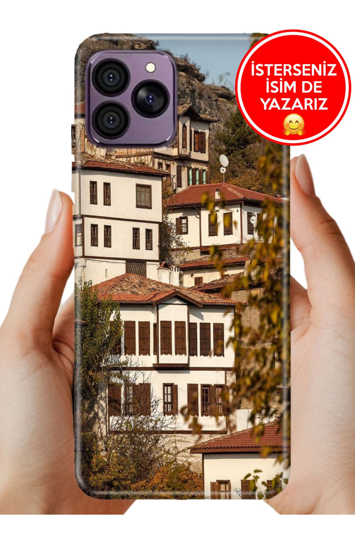 Hikıng A41 Kılıf Desenli Baskılı TR-Üretim Kapak Silikon Safranbolu