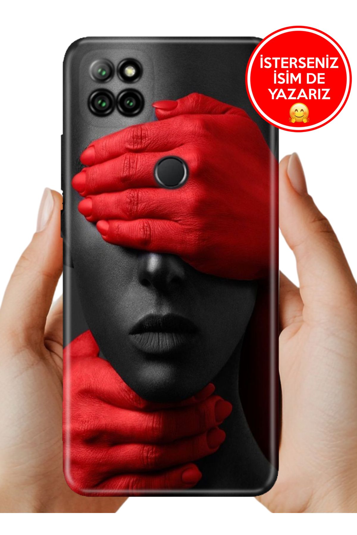 Cekuonline Casper Via E30 Kılıf Desenli İsimli / İsimsiz Silikon Red Model