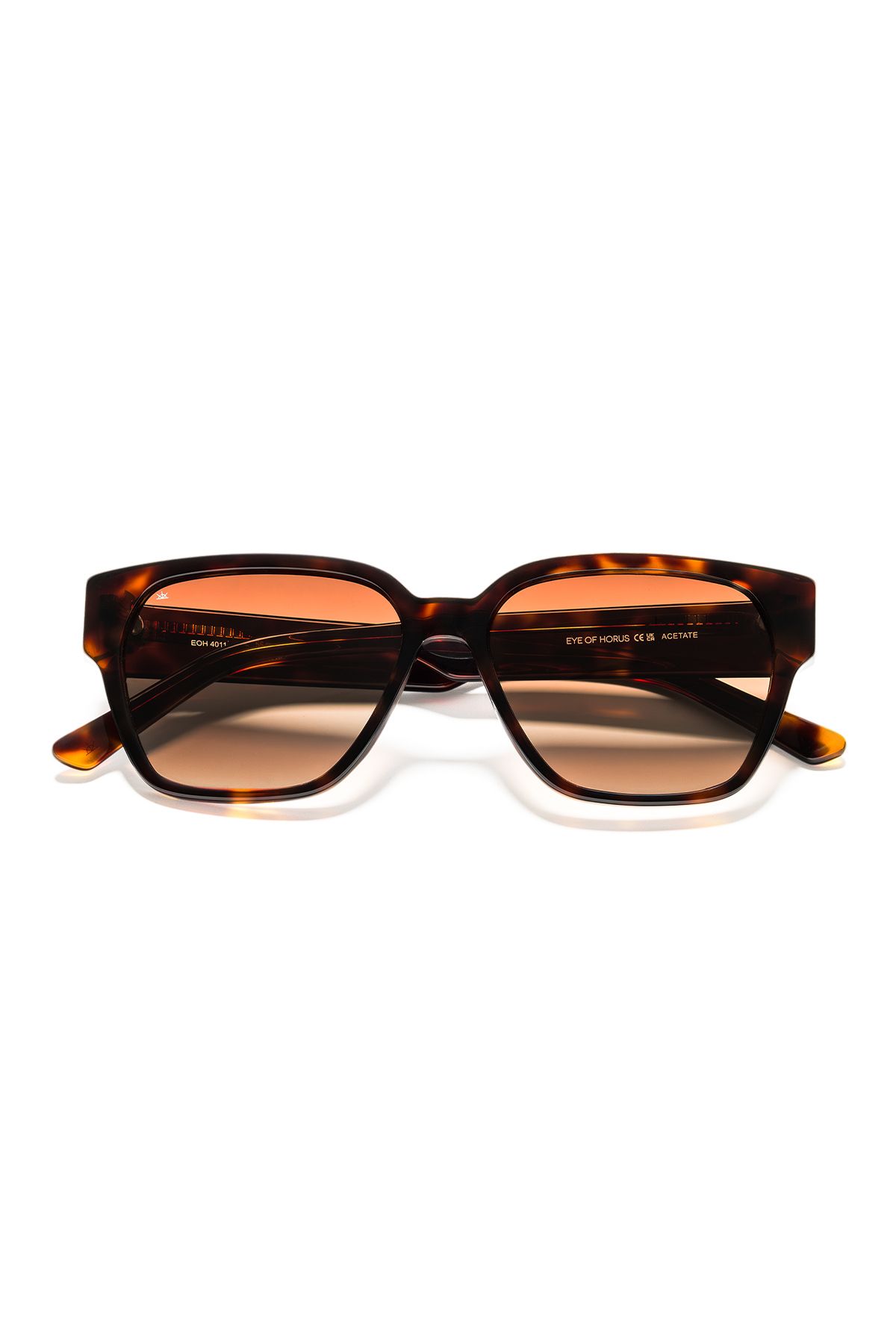 EYE OF HORUS EOH4011 C2 Kahverengi Asetat Unisex Güneş Gözlüğü