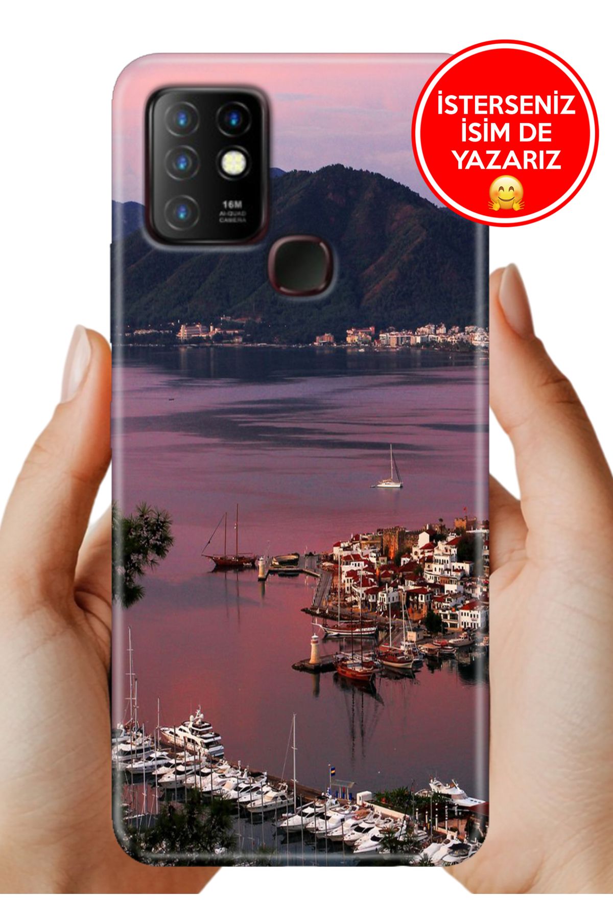 Cekuonline İnfinix Hot 10 Kılıf Kamera Koruma Vip-Seri Esnek Silikon Marmaris