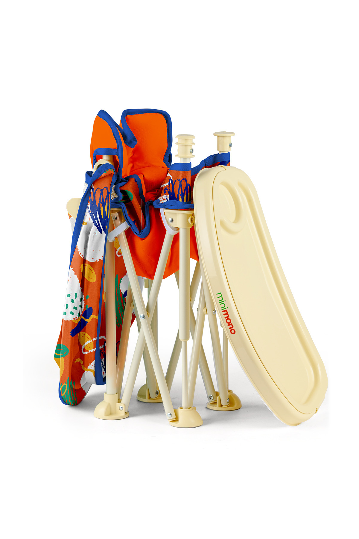 Minimono PlusUp Tenteli 0-4 Yaş Portatif Katlanır - Yükseltici Mama Sandalyesi fotoğrafı 6 (önizleme)