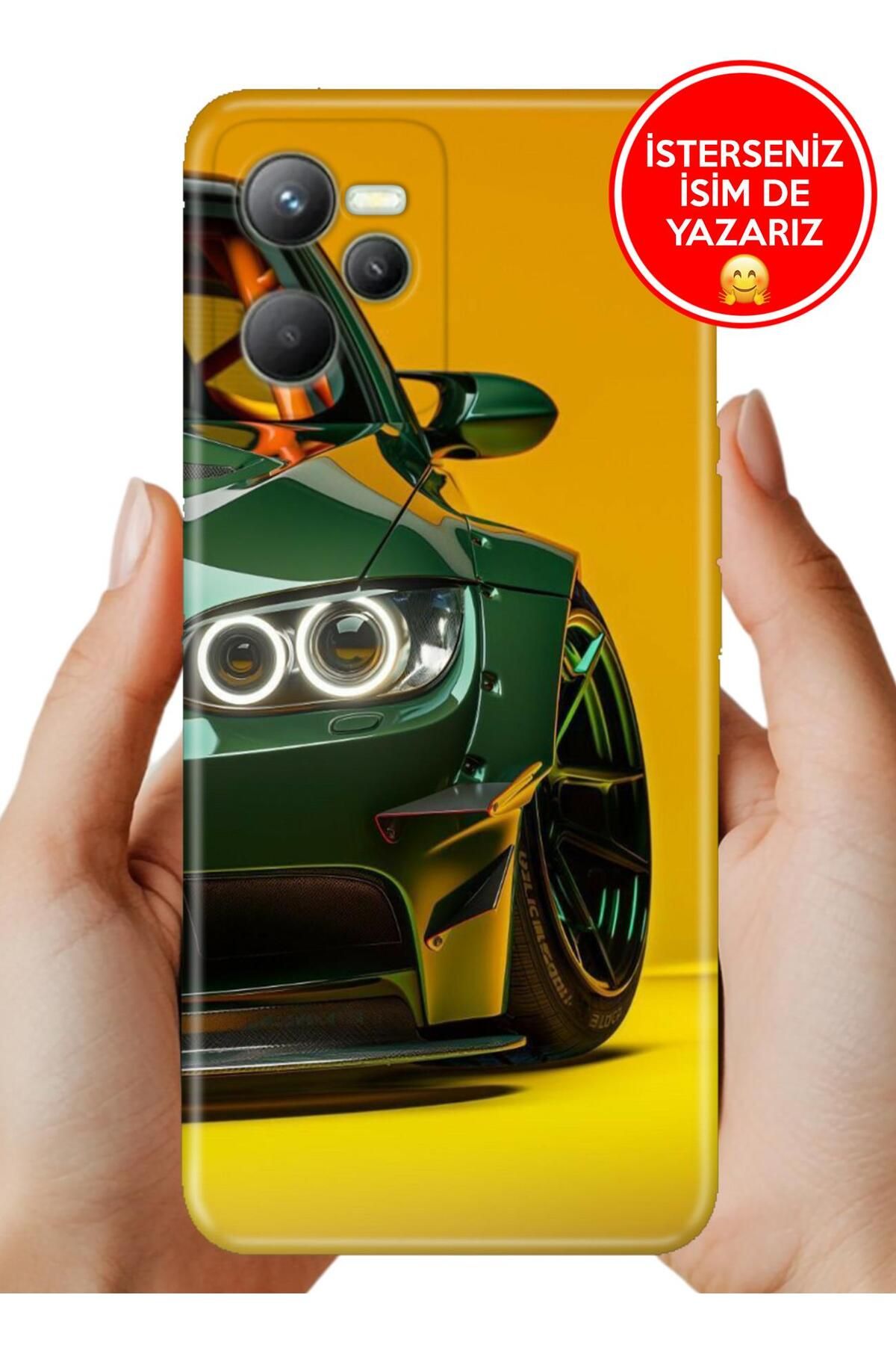 realme C35 Kılıf UvBaskı Özel-Tasarım Silikon AngelEyes
