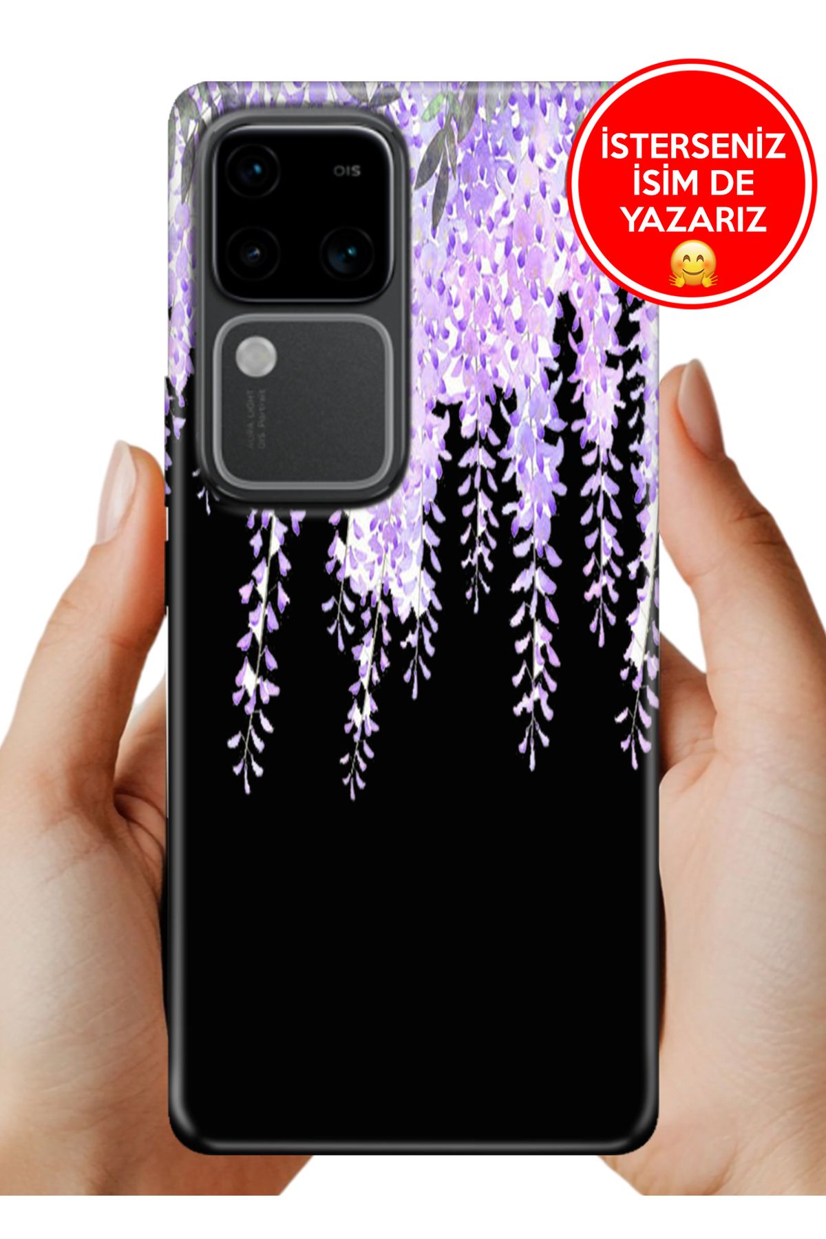 Cekuonline Vivo V30 Kılıf Kamera Koruma Vip-Seri Esnek Silikon Mis Lavanta