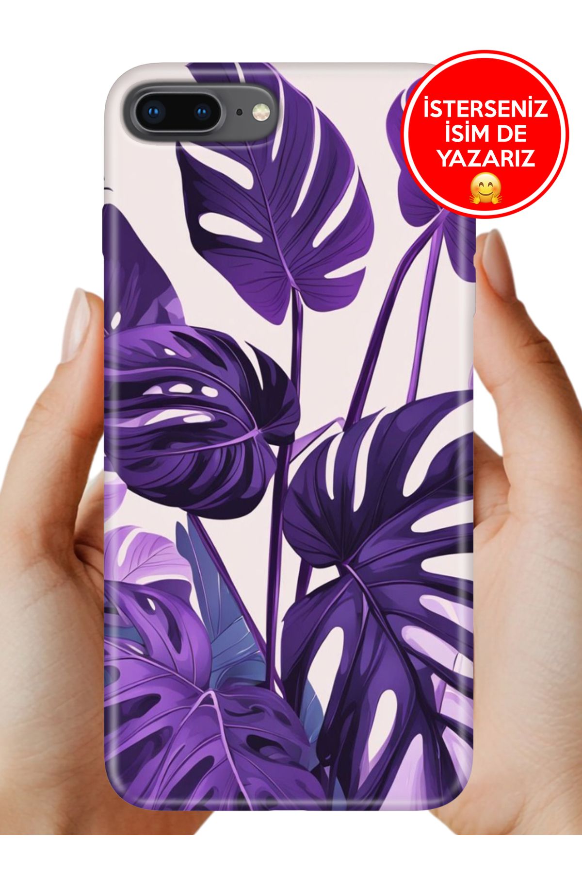 Cekuonline iPhone 7 Plus - 8 Plus Kılıf Kamera Koruma Vip-Seri Esnek Silikon Momo Orman