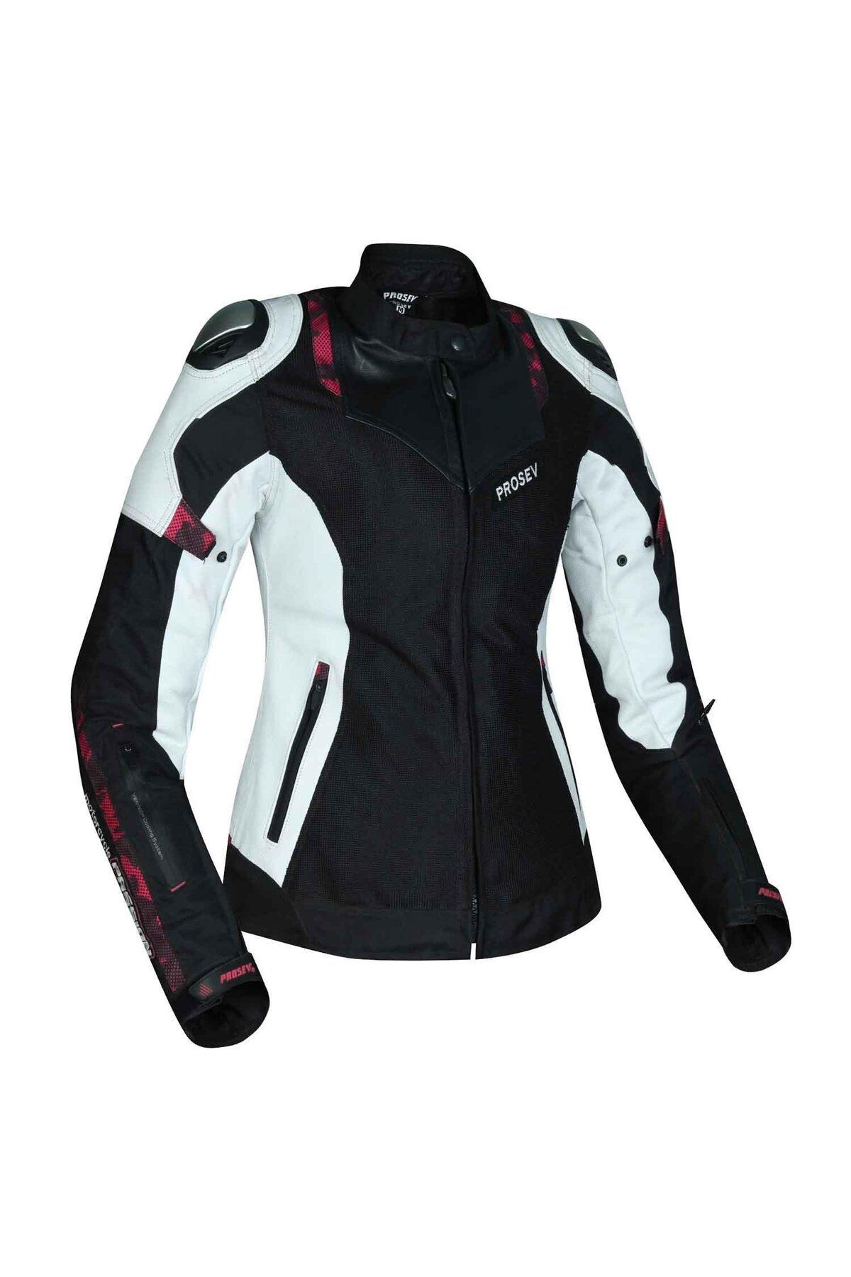 Prosev W51A Rose Kadın Deri Motosiklet Montu