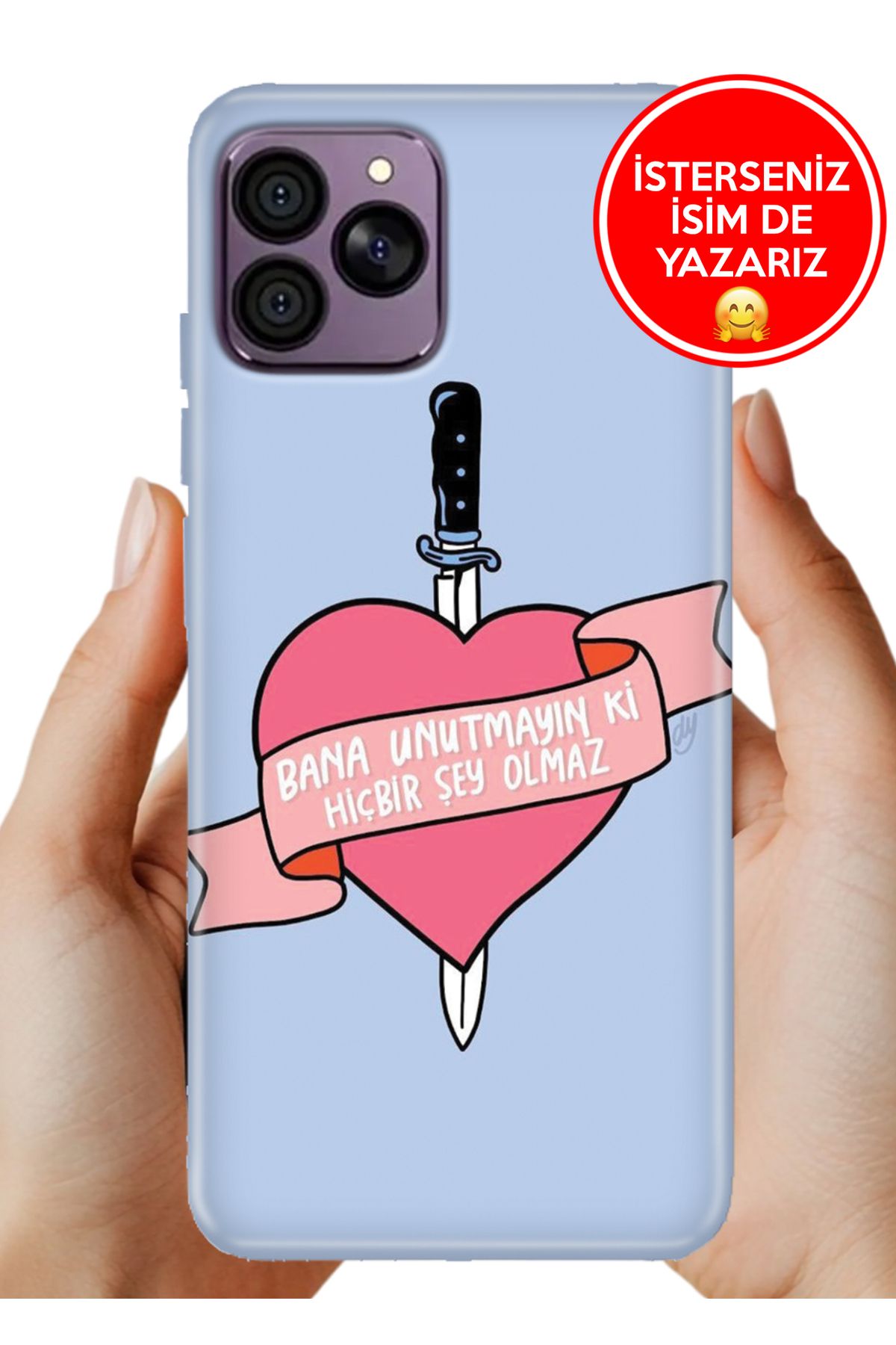 Hikıng A41 Kılıf Trend Desenli Esnek Kapak Bana Bir şey Olmaz