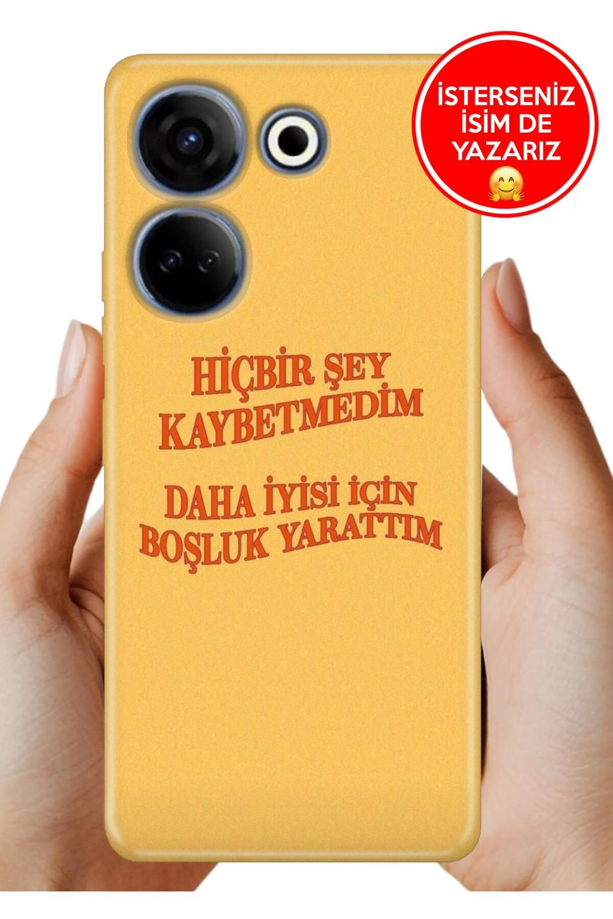 TECNO Camon 20 (CK6n) Kılıf 0.35 mm Resimli Silikon Kaybetmedim
