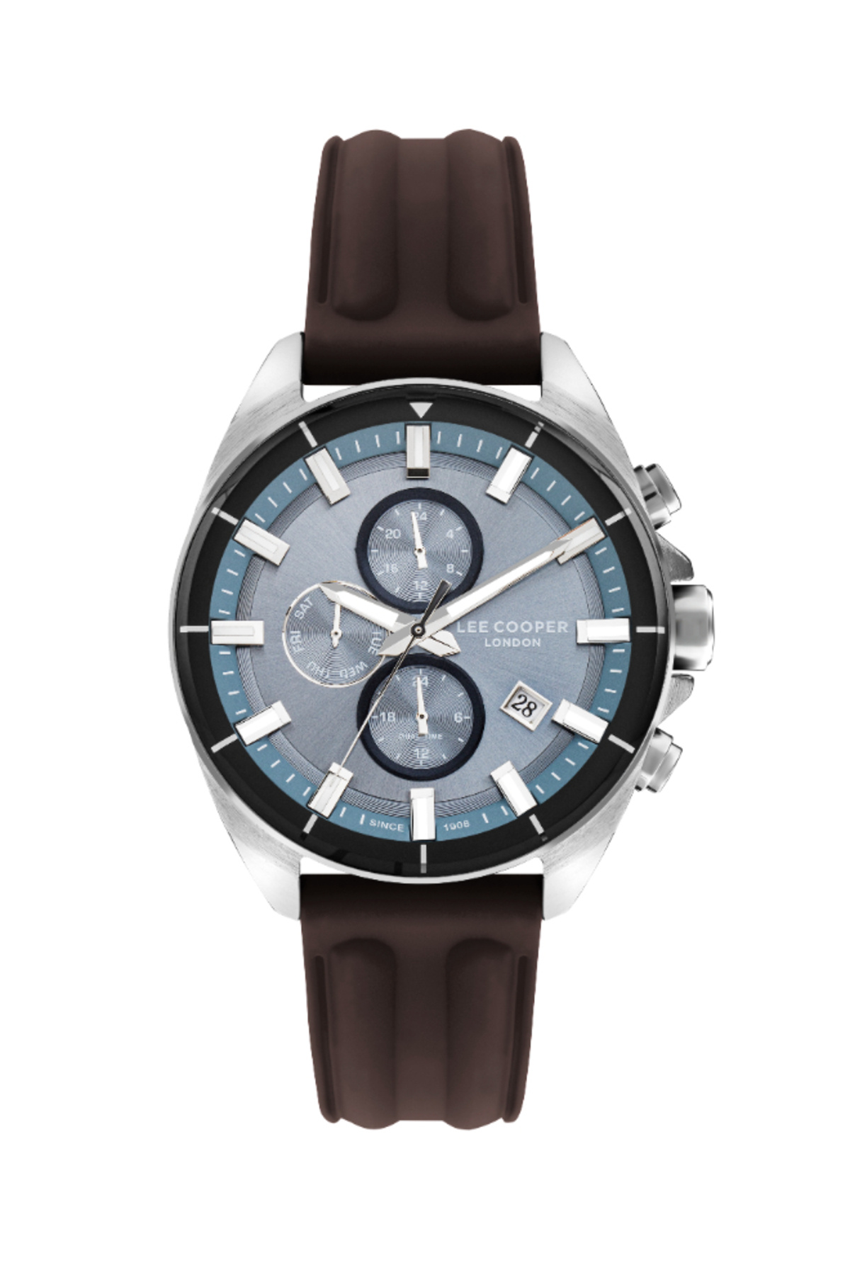 ساعت مردانه چندکاره لی کوپر با صفحه آبی - LC07881.394