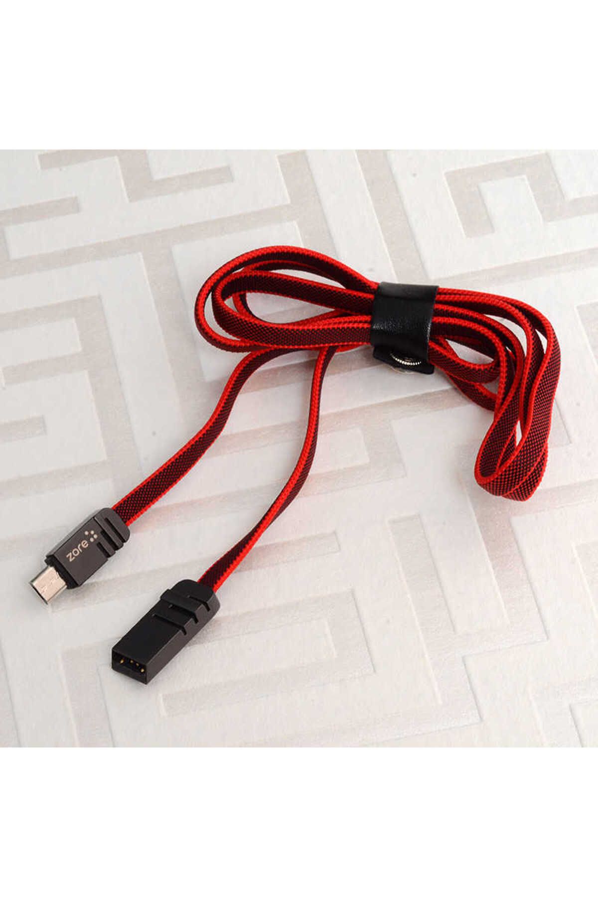 HİGUERA Kırmızı Mest Micro Usb Kablo 1M-HGEA