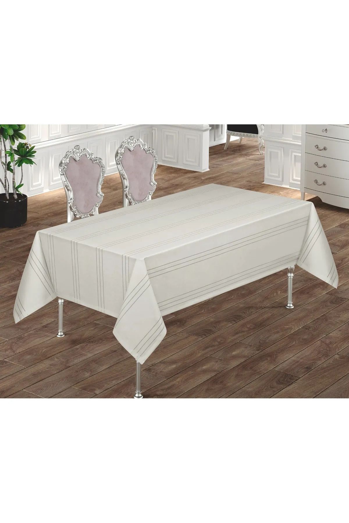 Ypc COLBER ÇİZGİLİ MASA ÖRTÜSÜ DERTSİZ 150x210 CM