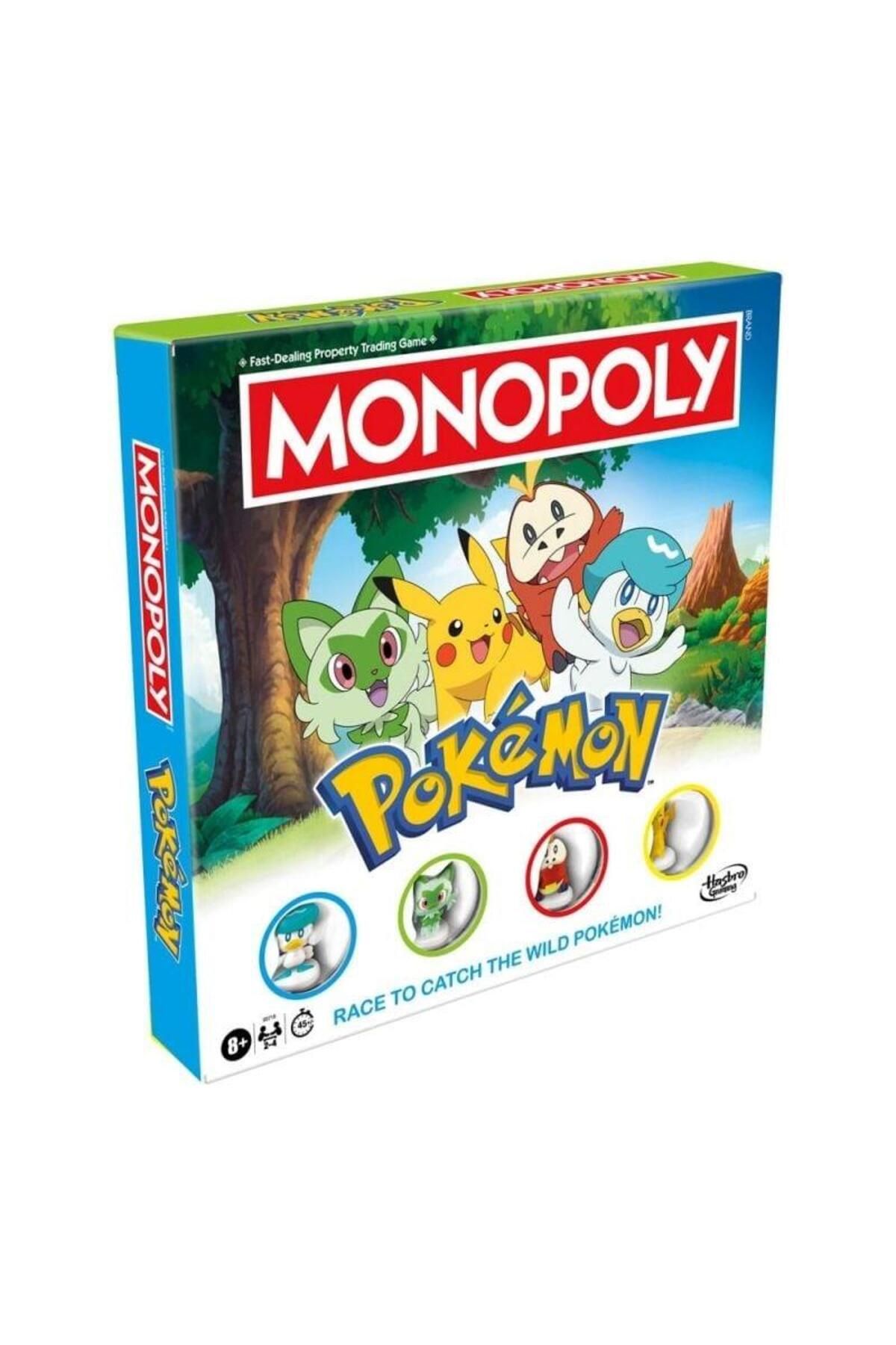 SECTOYS Monopoly Pokemon G0716 Monopoly Kutu Oyunu Pokemon Pikachu Aile Oyunu Kutu Oyunu