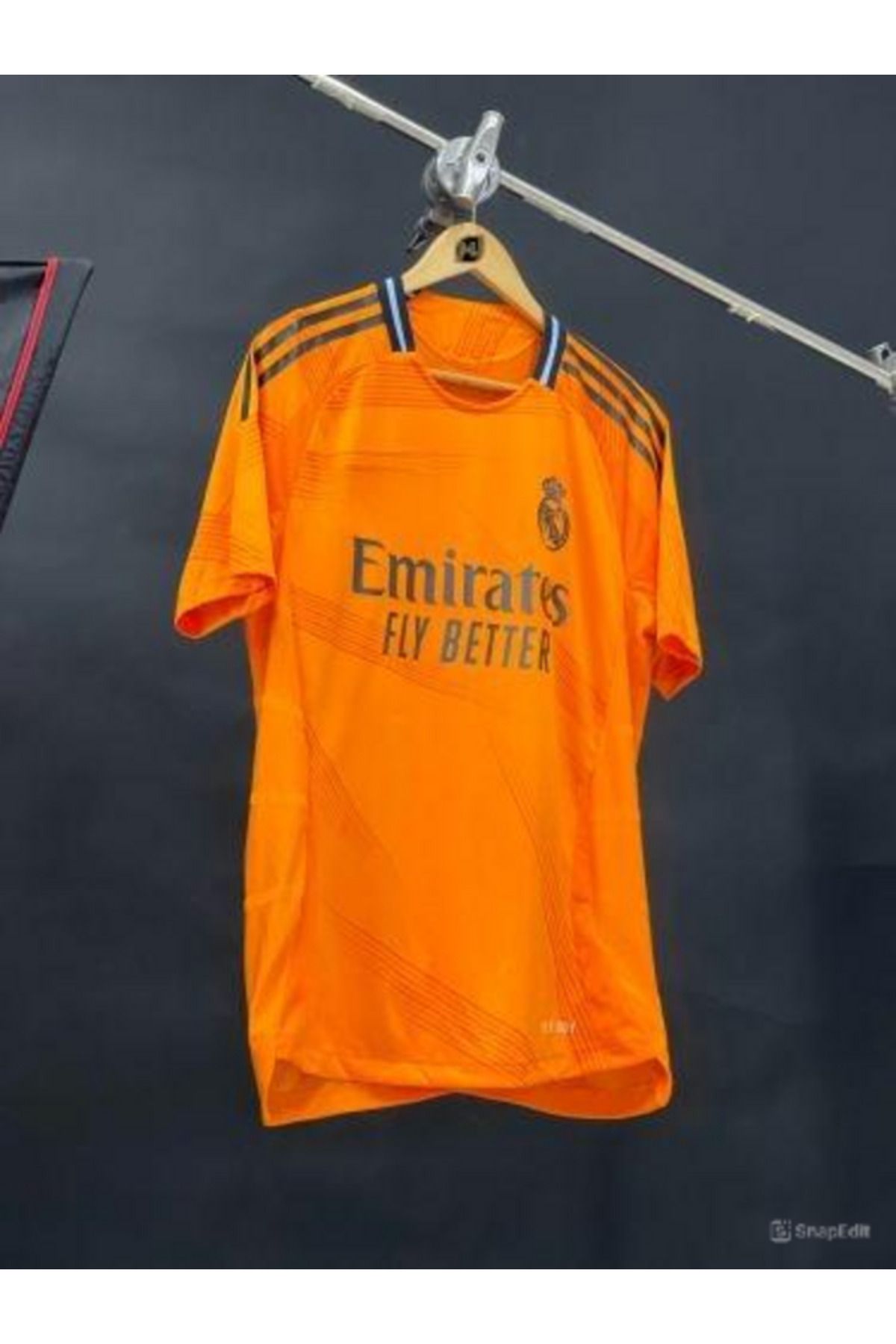 kombinezyum Real Madrid 2024/25 Sezonu #İSİMSİZ DEPLASMAN Forması TURUNCU