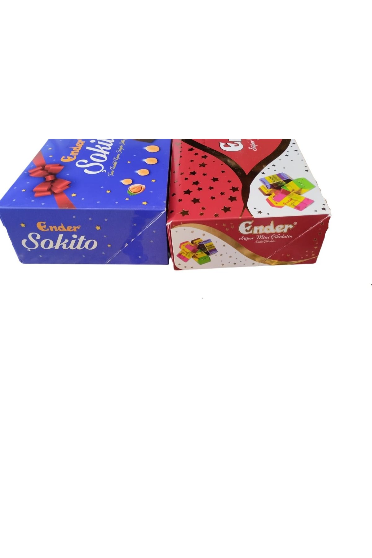 Ender Şokito Tane Fındıklı Çikolata 1 KG + Ender Mini Çikolatin Baton 1 KG