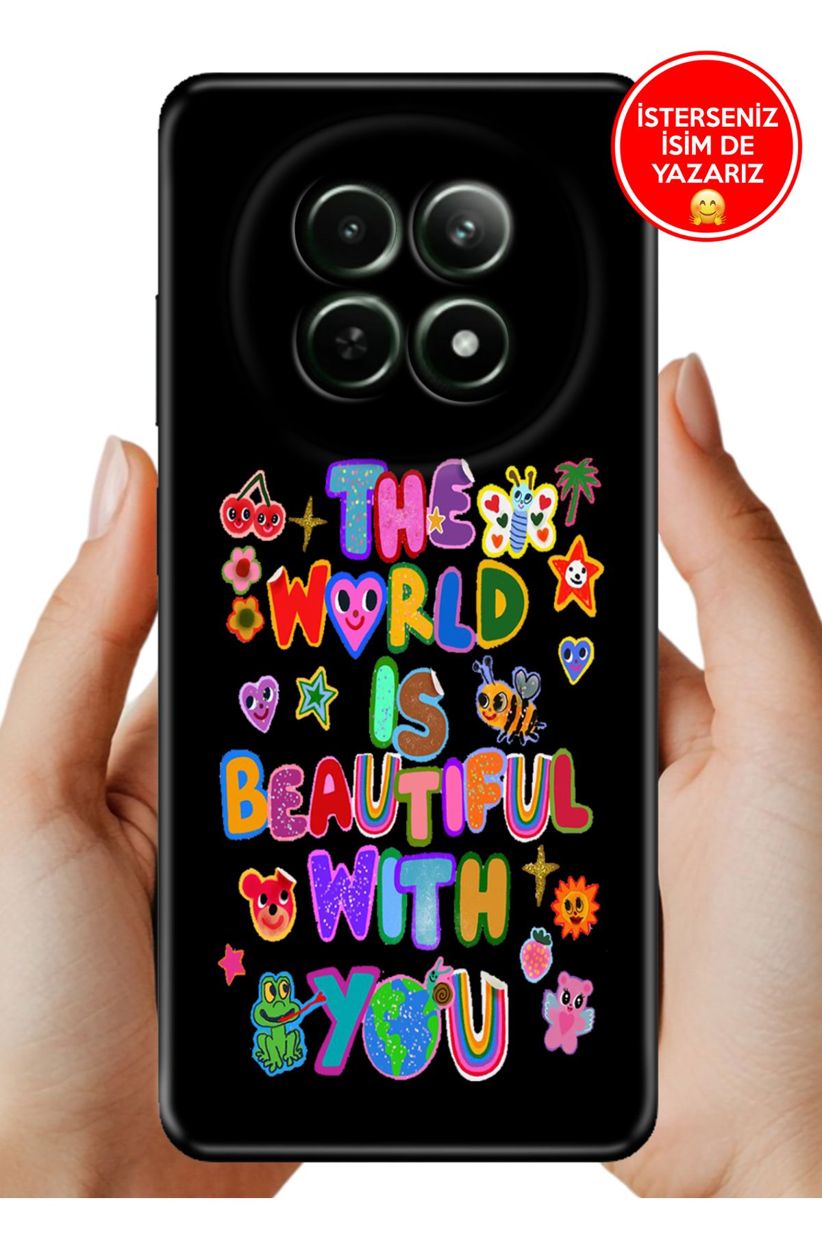 realme 12+ Plus Kılıf Telefon Kılıfı Tasarım Kapak With You