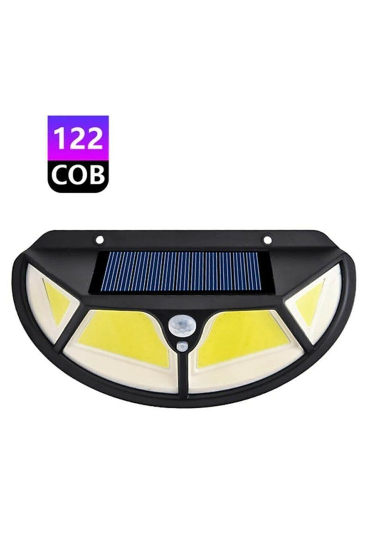 mikudesign Fonksiyonel Sensörlü 122 Ledli Solar Bahçe Lambası