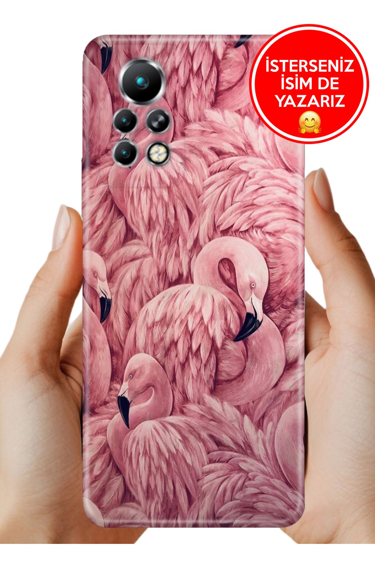 Cekuonline İnfinix Note 11 Pro Kılıf Flamingo Pattern