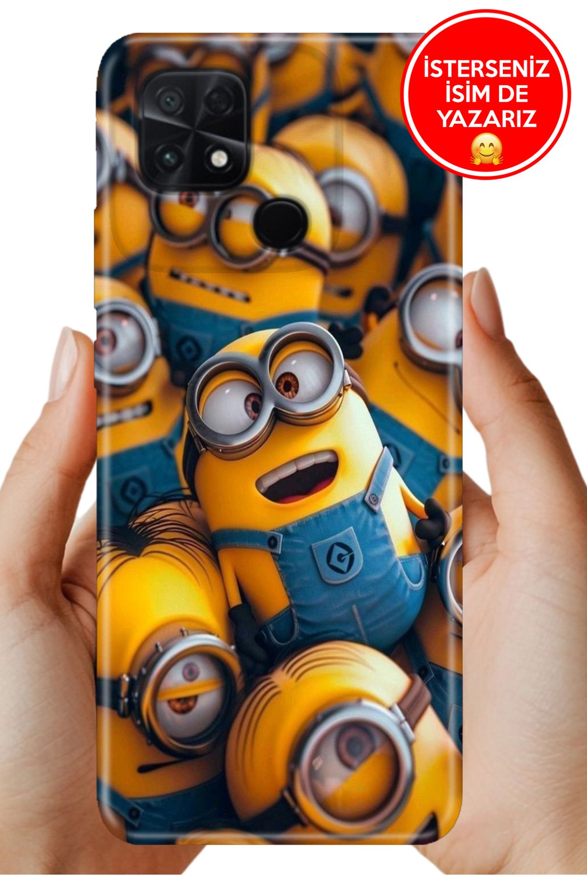POCO C40 / Xiaomi Poco-C40 Kılıf Kamera Koruma Tam Rubber Esnek Silikon Minyonssss