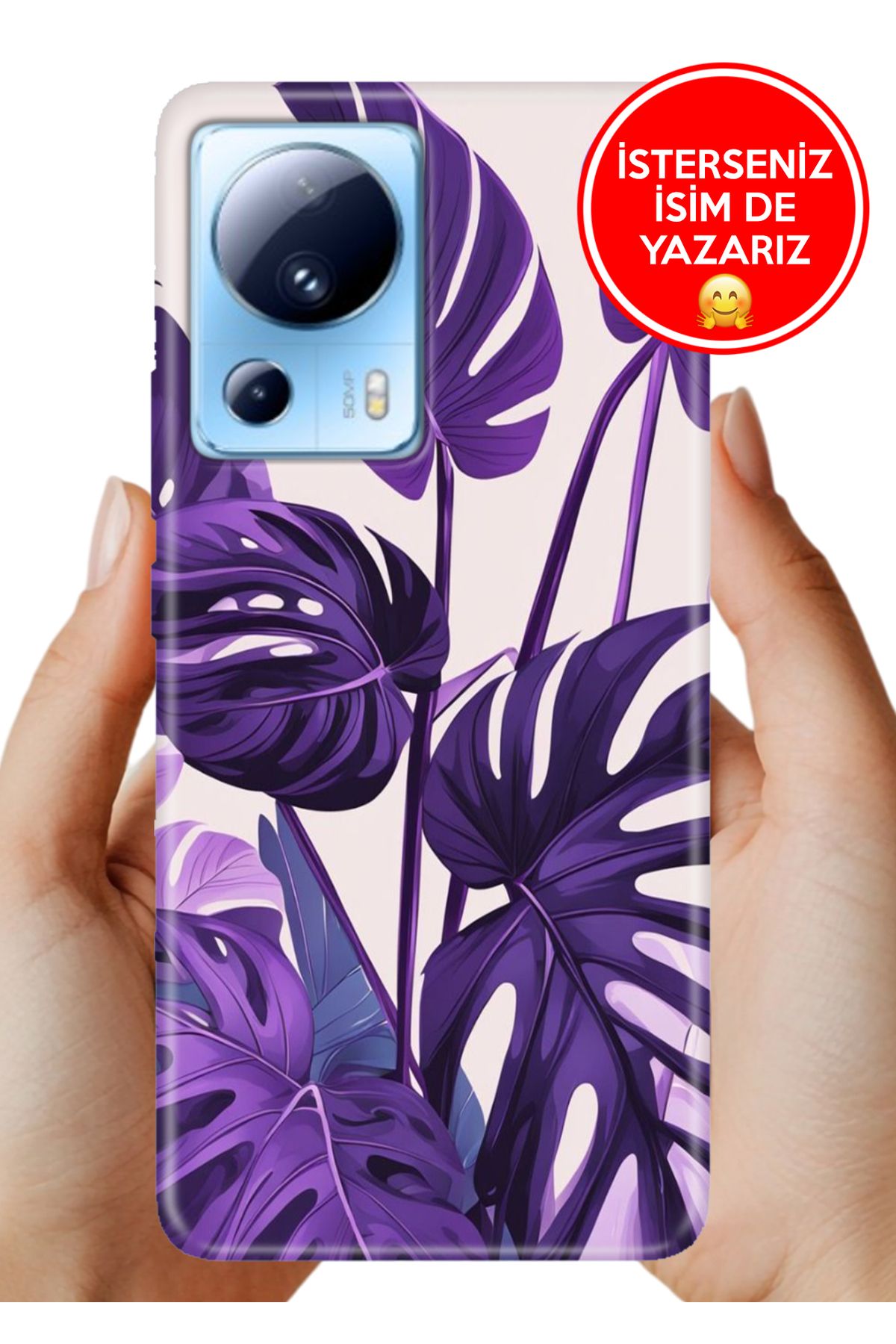Cekuonline Xiaomi Mi 13 Lite Kılıf Kamera Koruma Vip-Seri Esnek Silikon Momo Orman