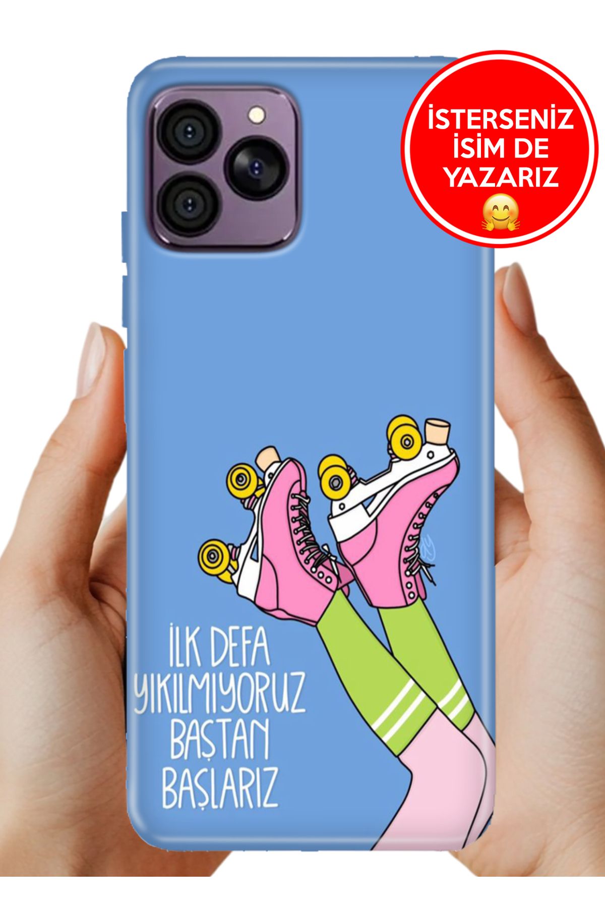 Hikıng A41 Kılıf Trend Desenli Esnek Kapak Baştan Başlarız