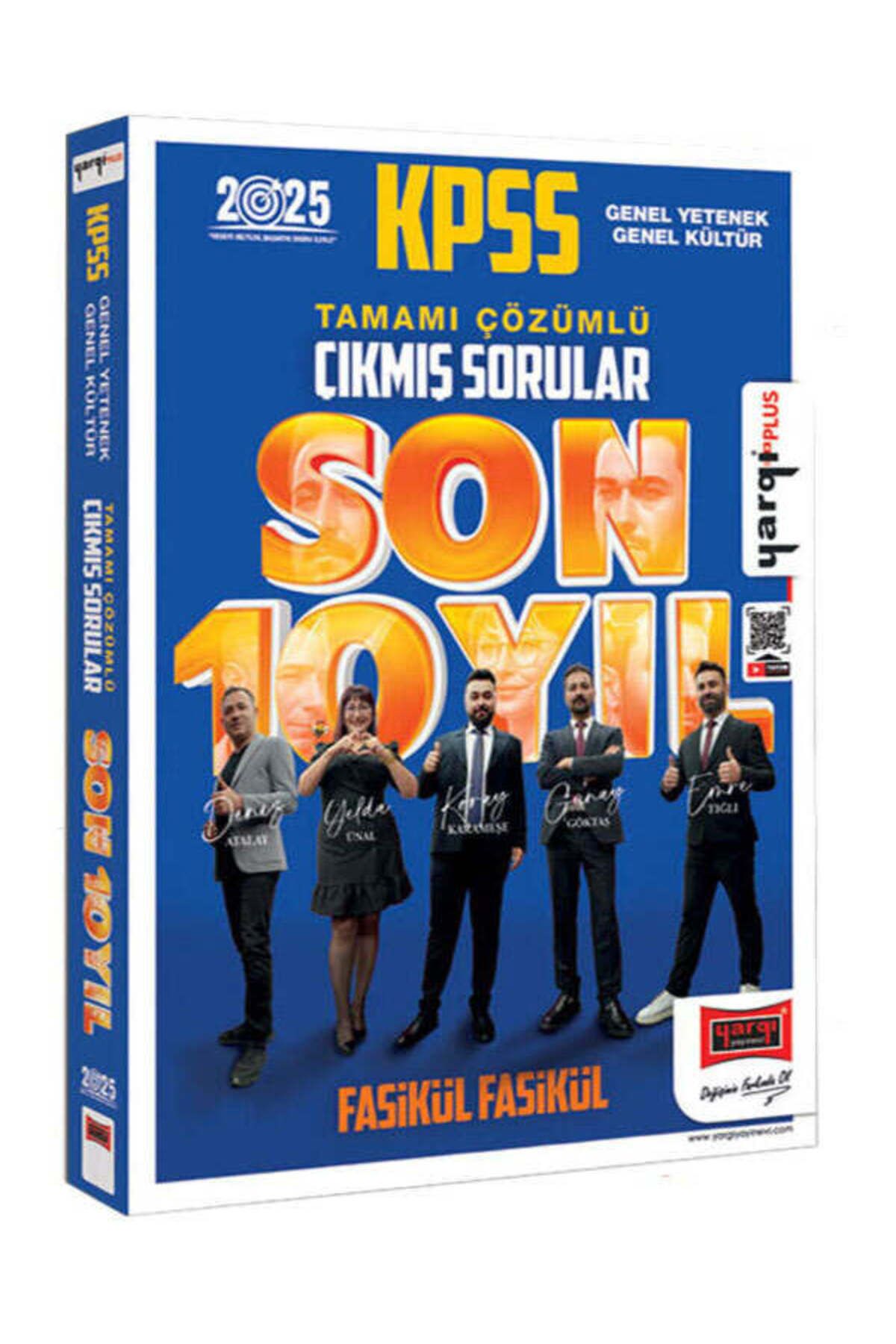 Yargı Yayınları Yargı Yayınları 2025 KPSS GK-GY Tamamı Çözümlü Fasikül Fasikül Son 10 Yıl Çıkmış Sorular
